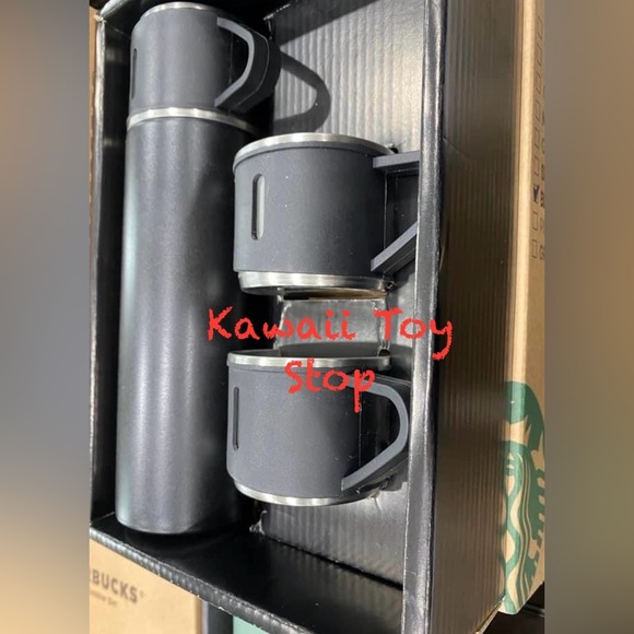 Stainless steel Thermos Tumbler set with cups - Starbucks - Picture 3 of 8